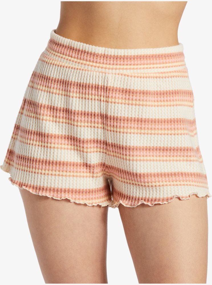 Shorts Roxy Twilight Mood Printed Blanche Rose Femme | WTS-27309572