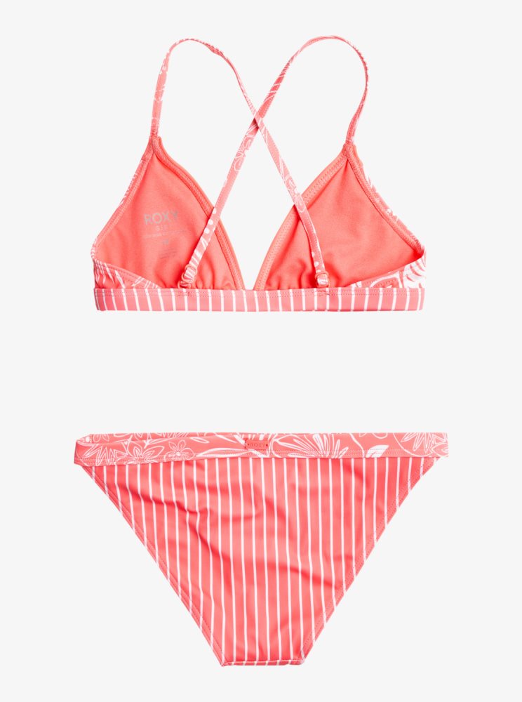 Bikini Roxy 7-16 Vacay Life Athlétiques Two Piece Set Corail Enfant | FCJ-03395281