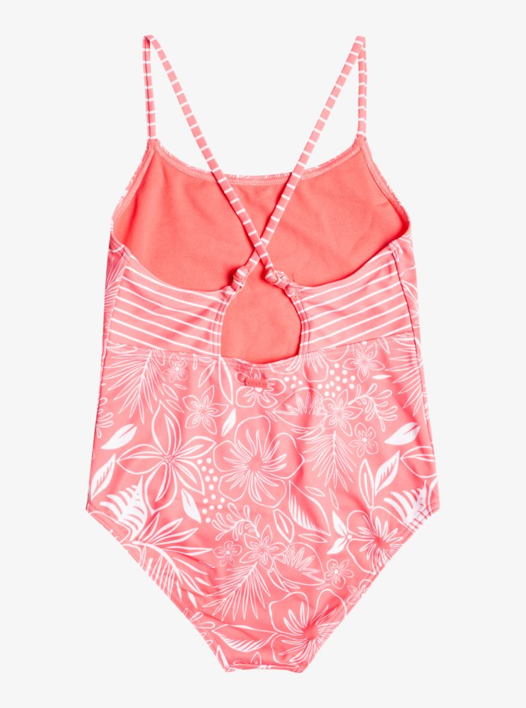 Maillots De Bain Roxy 7-16 Vacay Life Corail Enfant | BPI-79389265