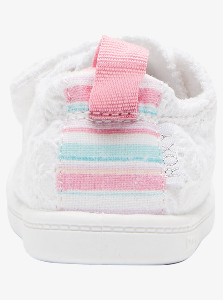 Basket Roxy Bayshore Blanche Enfant | HIE-02368165