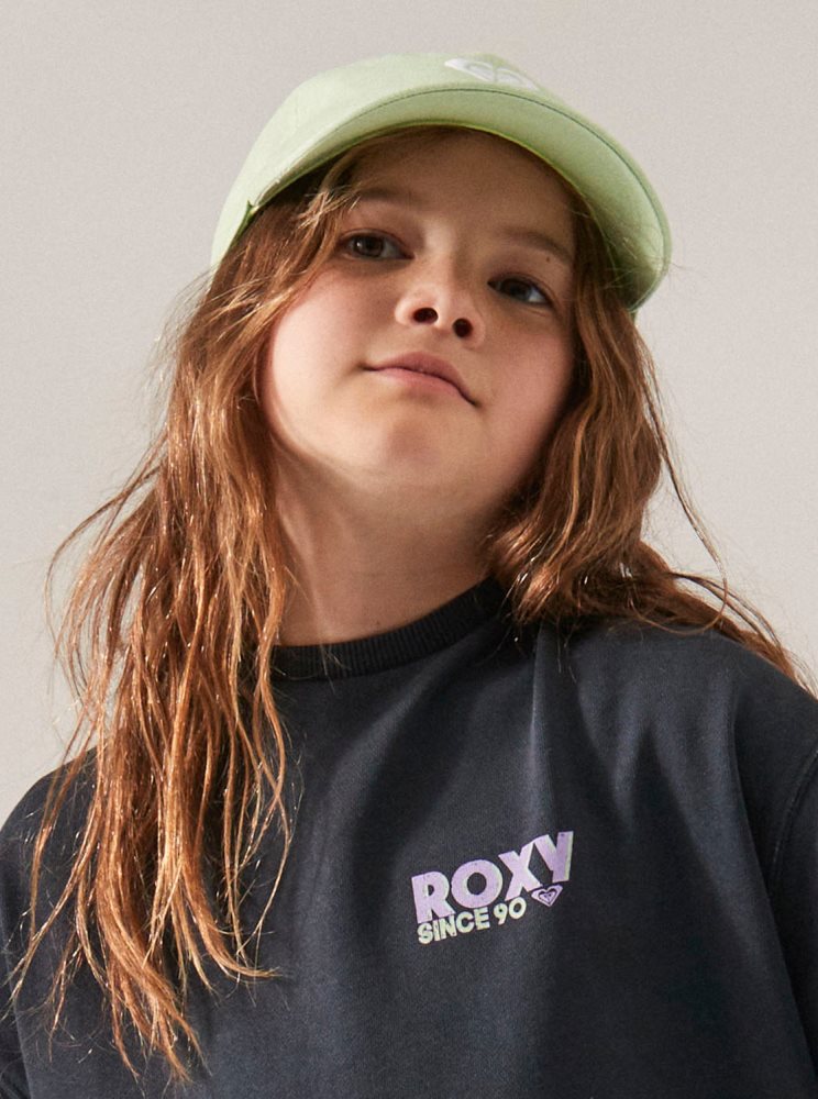 Casquettes Roxy 4-16 Dear Believer Baseball Vert Enfant | CWG-79769517