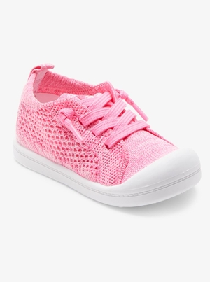 Basket Roxy Bayshore Closed Knit Rose Enfant | UKV-01799820