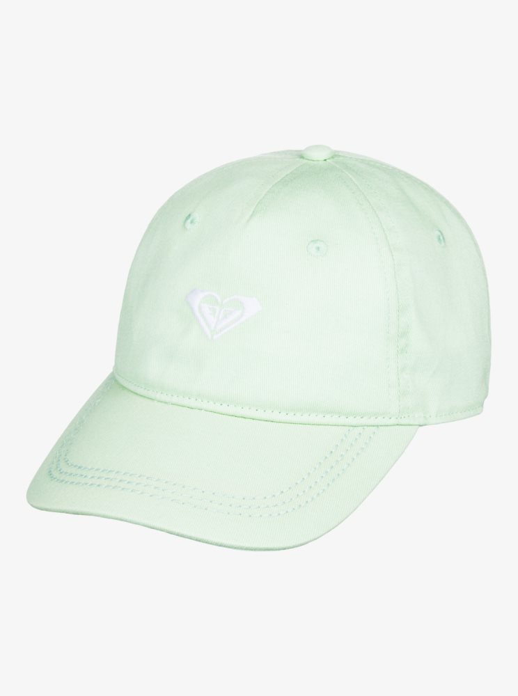 Casquettes Roxy 4-16 Dear Believer Baseball Vert Enfant | CWG-79769517