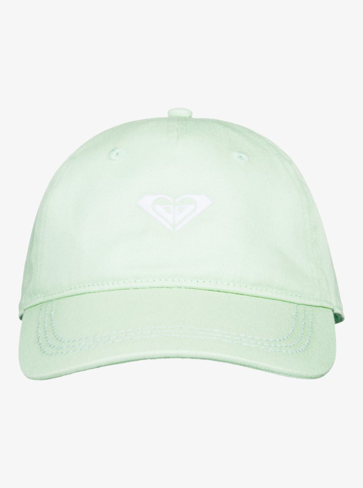 Casquettes Roxy 4-16 Dear Believer Baseball Vert Enfant | CWG-79769517