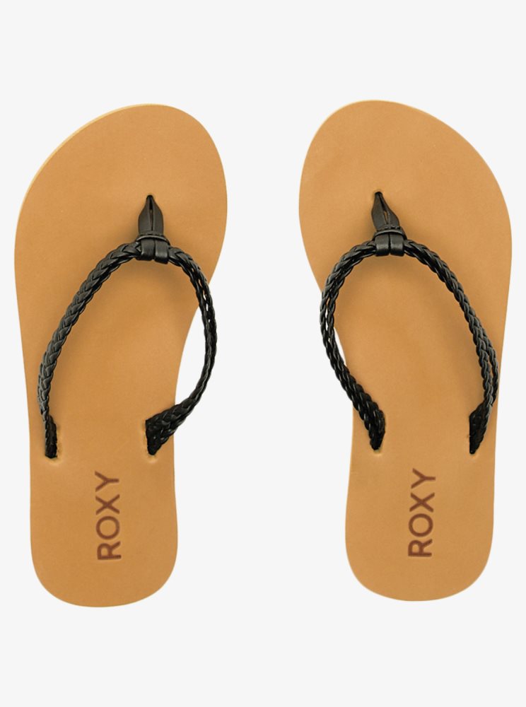 Tong Roxy 4-16 Costas Noir Enfant | RJX-66864874