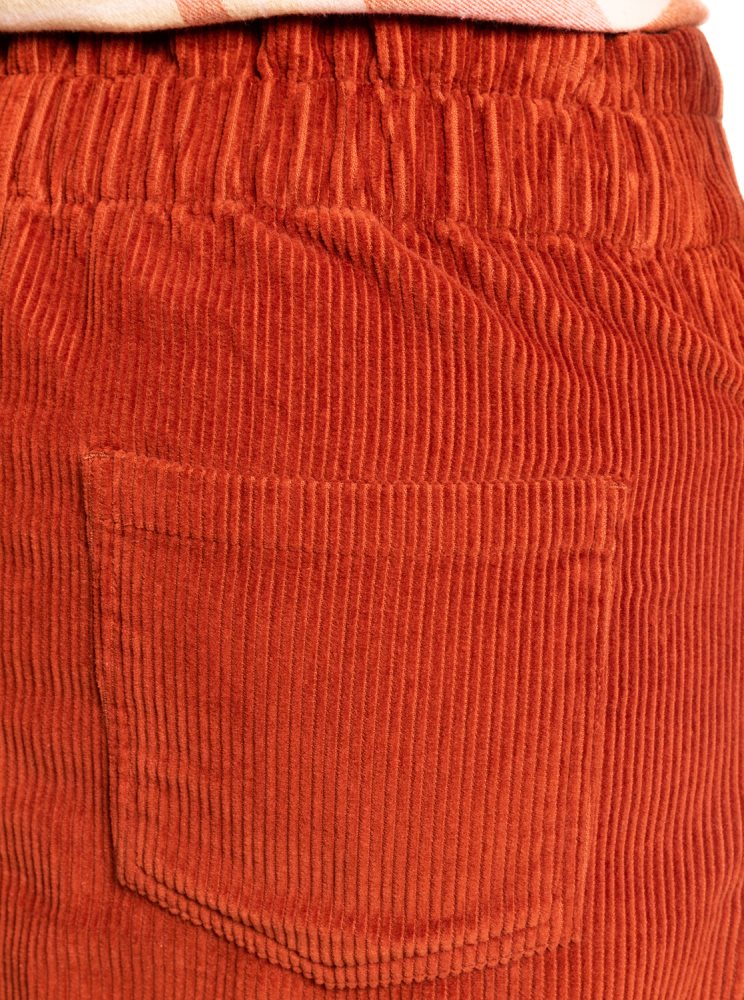 Jupes Roxy Silent Days Corduroy Orange Femme | DSQ-58108406