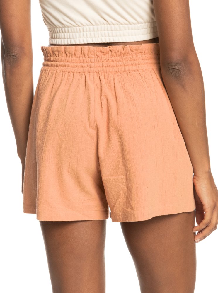 Shorts Roxy Sweet Souvenir High Taille Rose Femme | AGU-61269419