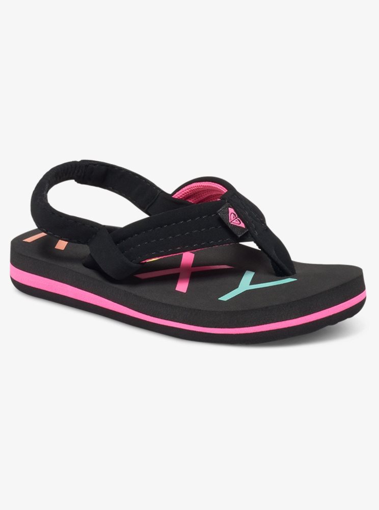 Sandales Roxy Vista Noir Enfant | AMQ-29068856