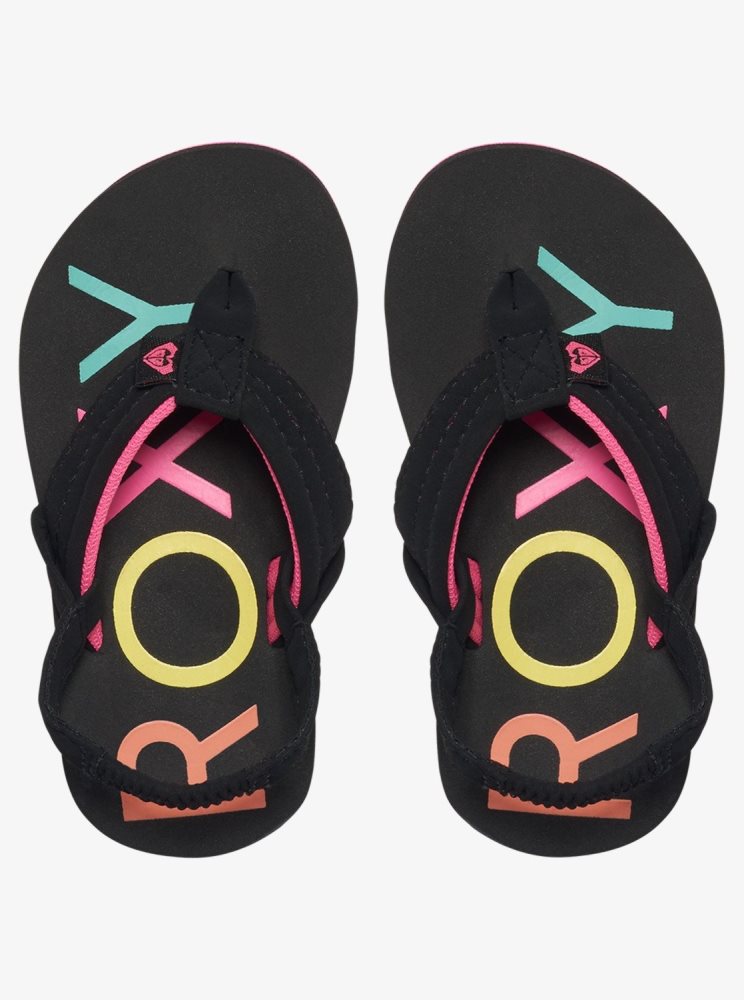 Sandales Roxy Vista Noir Enfant | AMQ-29068856