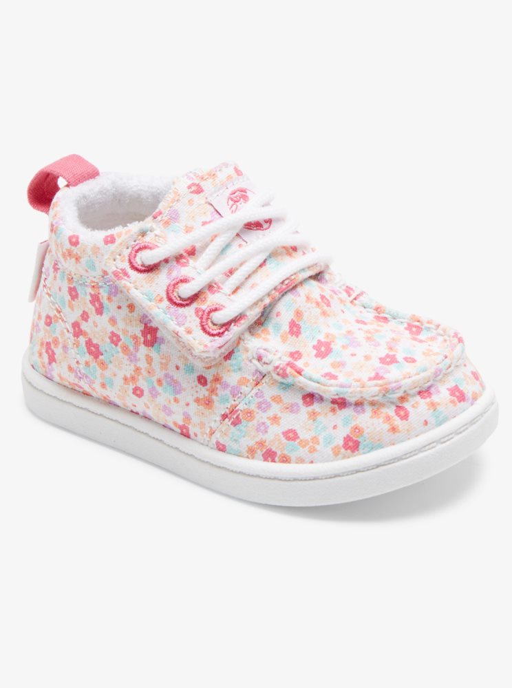 Basket Roxy Minnow Mid Mid-Top Rose Enfant | JQN-59651997