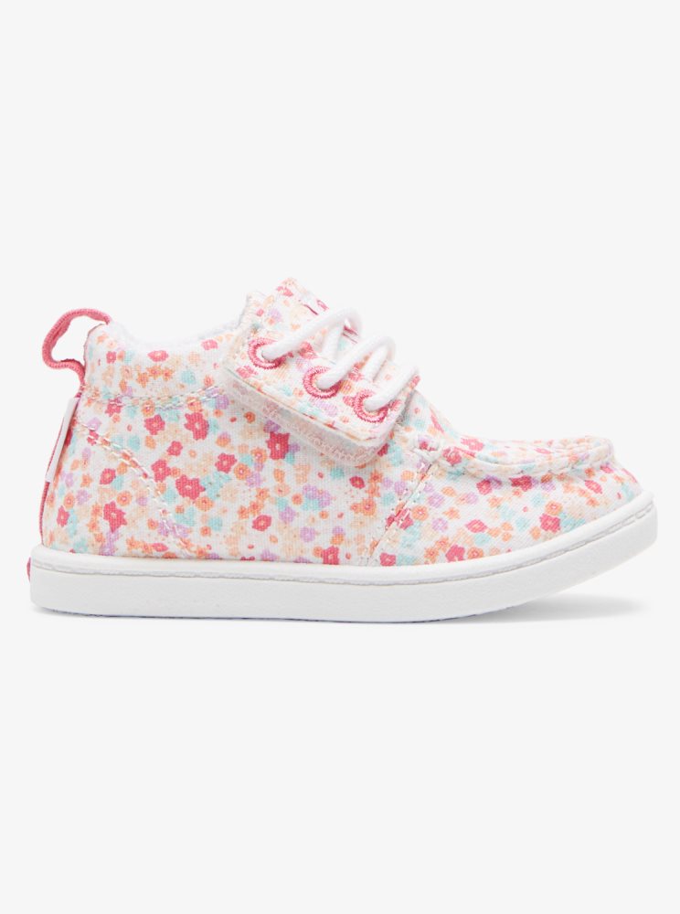 Basket Roxy Minnow Mid Mid-Top Rose Enfant | JQN-59651997