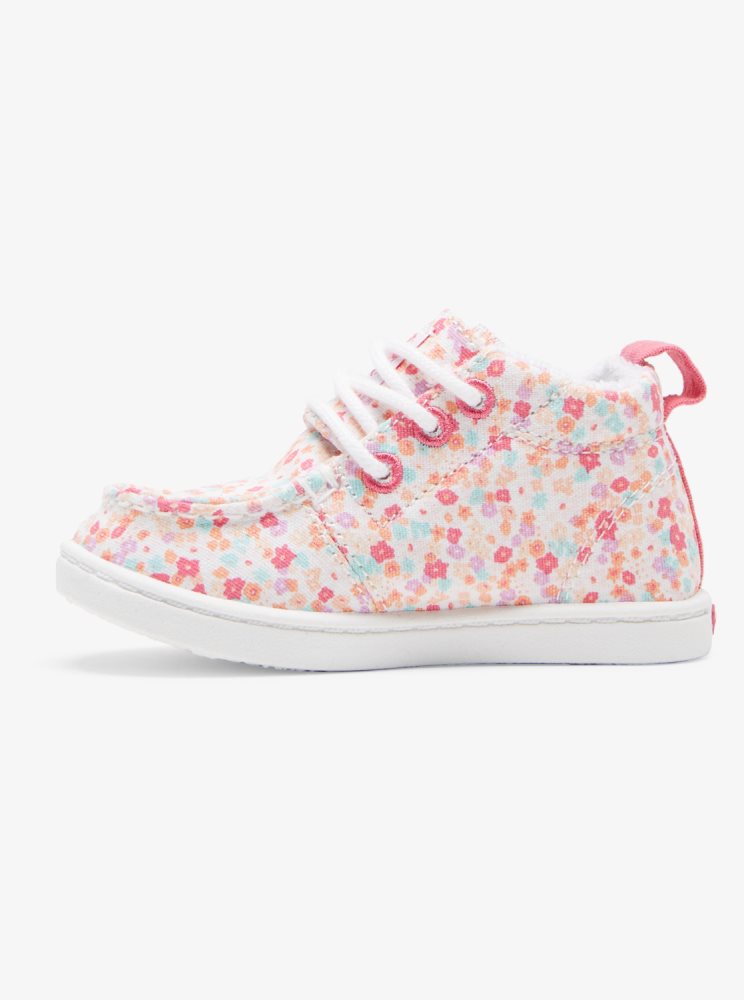 Basket Roxy Minnow Mid Mid-Top Rose Enfant | JQN-59651997