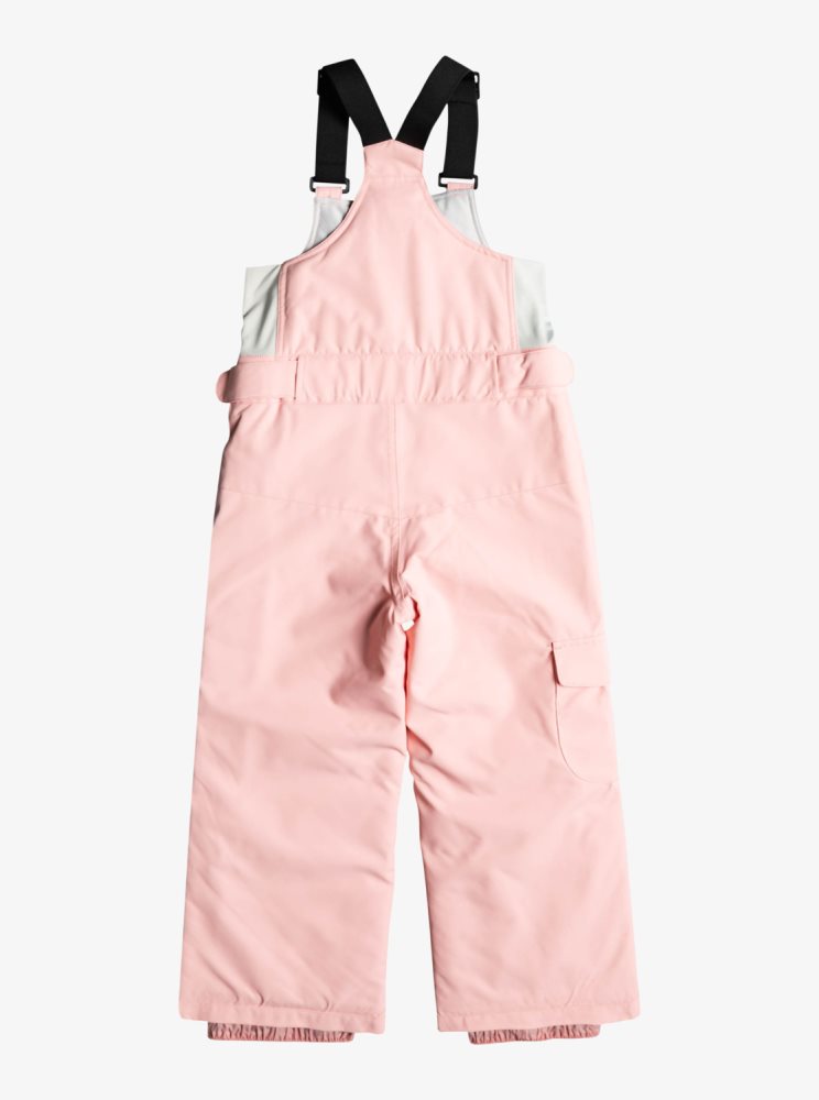 Pantalon Ski Roxy 2-7 Lola Insulated Bib Rose Enfant | CHF-78475921