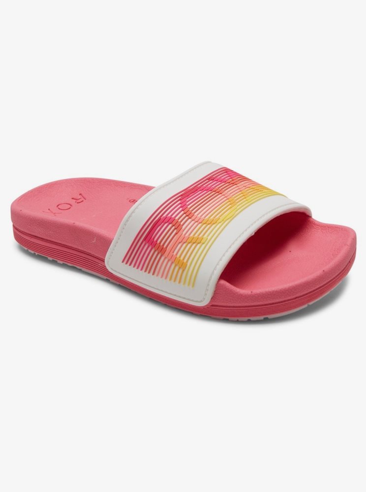 Sandales Roxy 4-16 Slippy Lx Rose Enfant | HQI-34908551