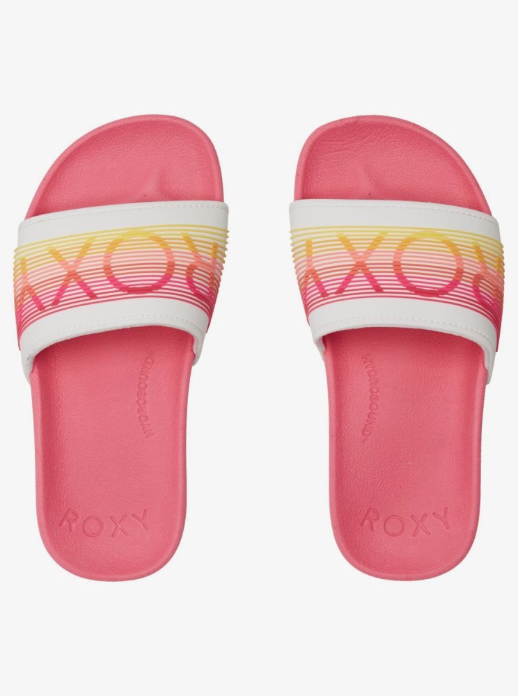 Sandales Roxy 4-16 Slippy Lx Rose Enfant | HQI-34908551