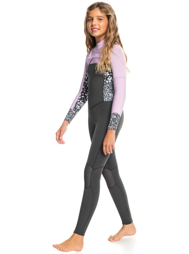 Combinaison En Néoprène Roxy 8-16 3/2mm Swell Series Back Zip Violette Enfant | OLL-23601000