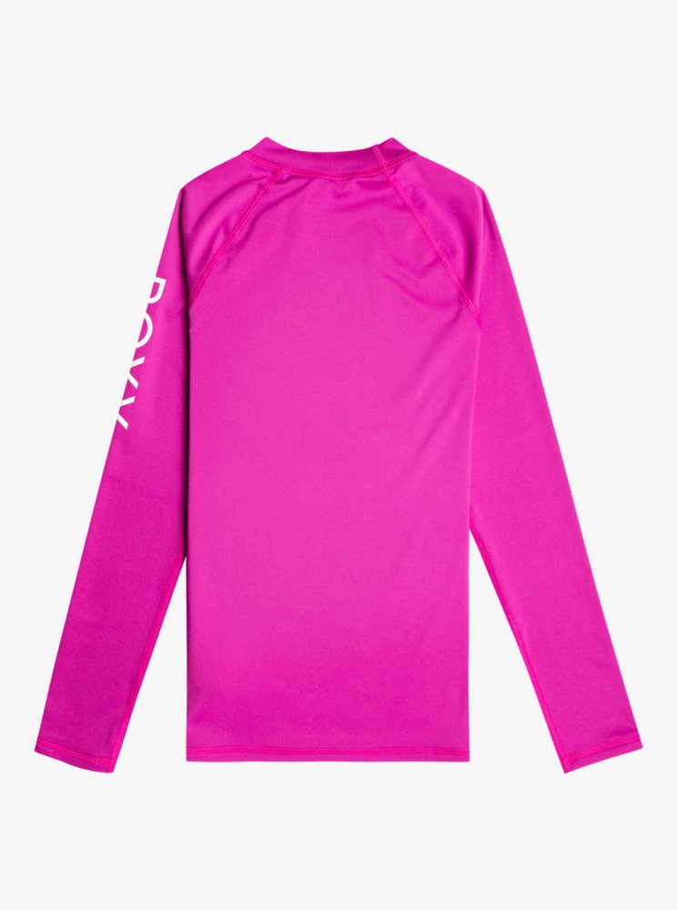 Rashguards Roxy 7-16 Whole Hearted Long Sleeve UPF 50 Violette Enfant | ULL-48865428