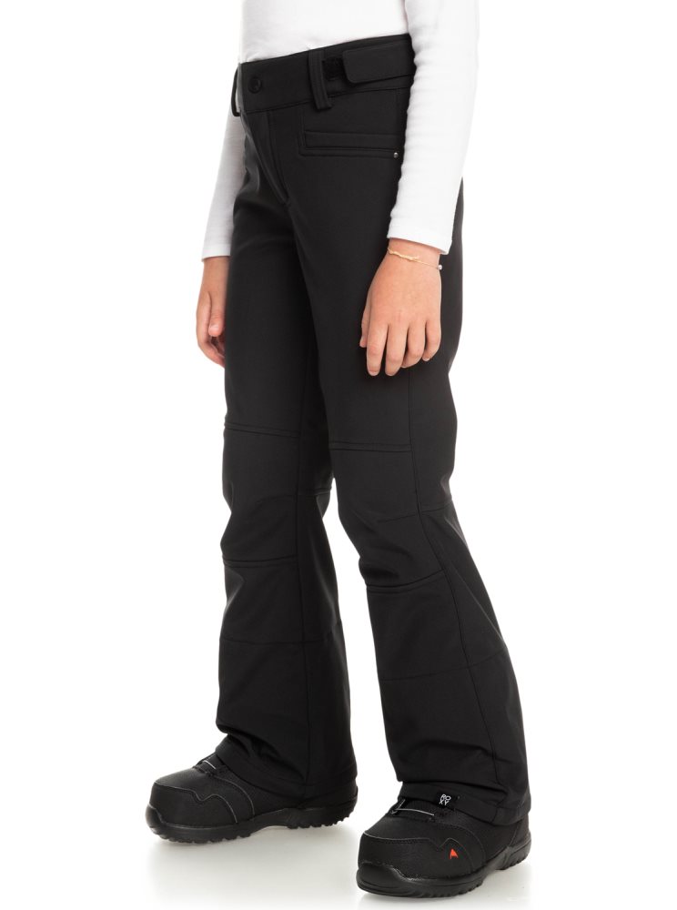 Pantalon Ski Roxy 4-16 Creek Insulated Noir Enfant | CVL-06925489