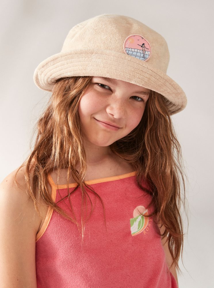 Chapeaux Roxy 4-16 Astral Aura Bucket Beige Enfant | REE-02846087