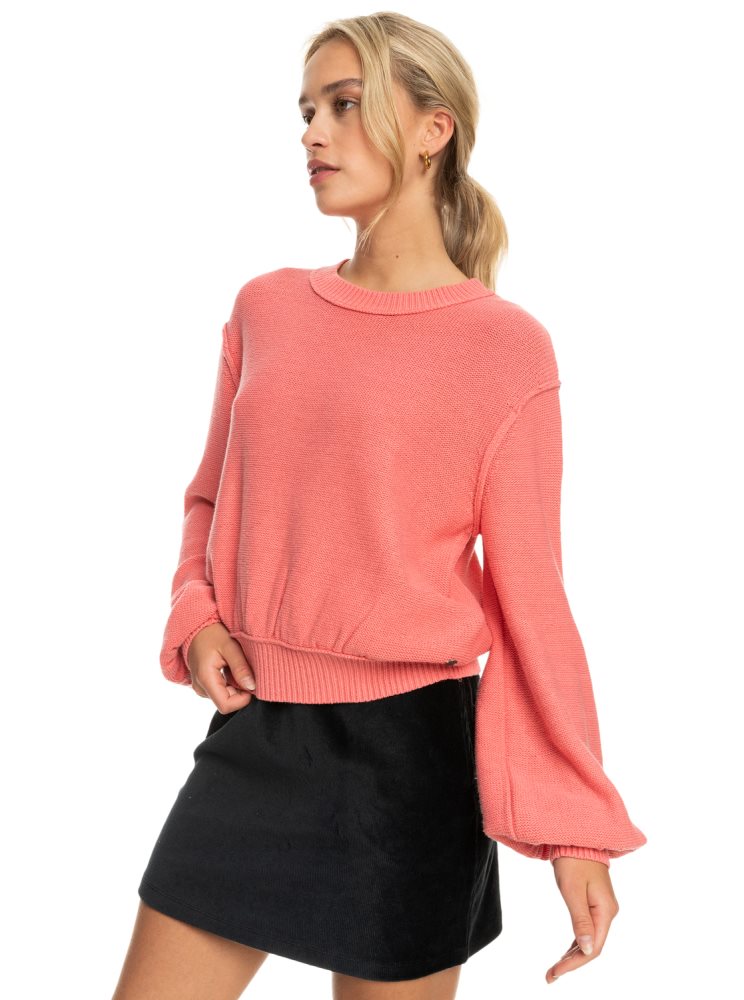 Sweats Roxy Loft Music Pullover Rose Femme | VFX-61150421