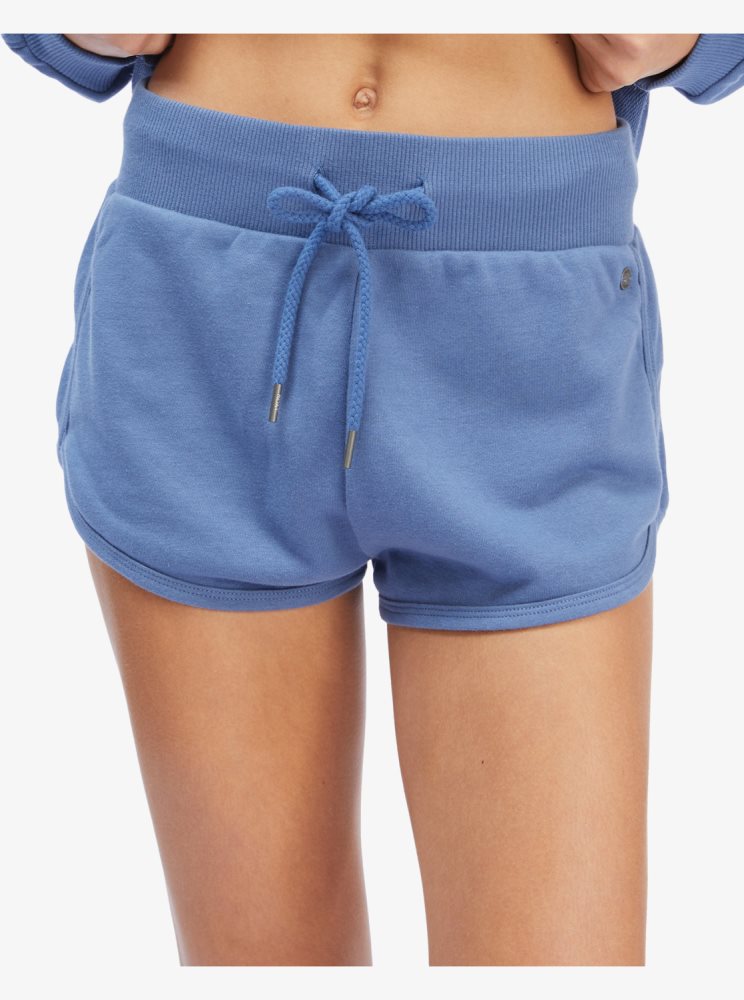 Shorts Roxy Get Going Elastic Taille Bleu Femme | NQG-25434259