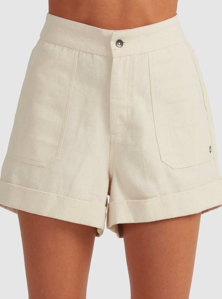 Shorts Roxy Alta Blanche Femme | THM-18530771