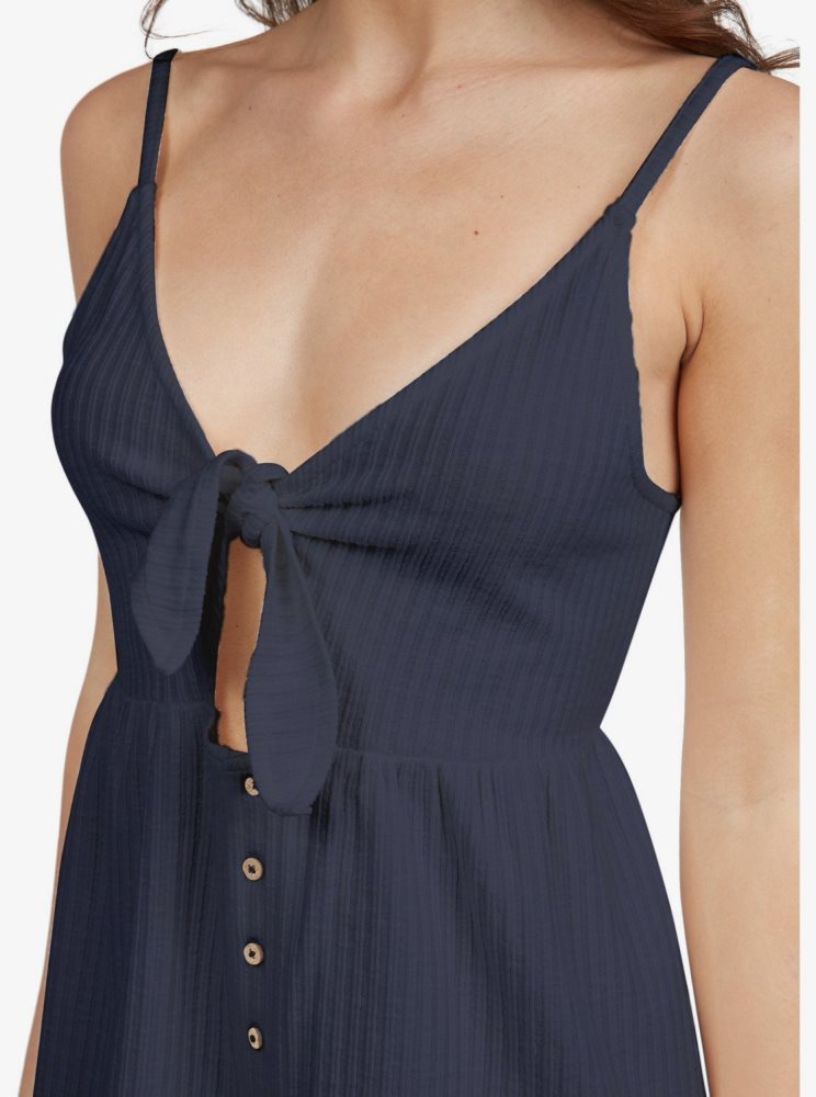 Rompers Roxy Sun N Vibes Mini Lanières Indigo Femme | VYE-00705764