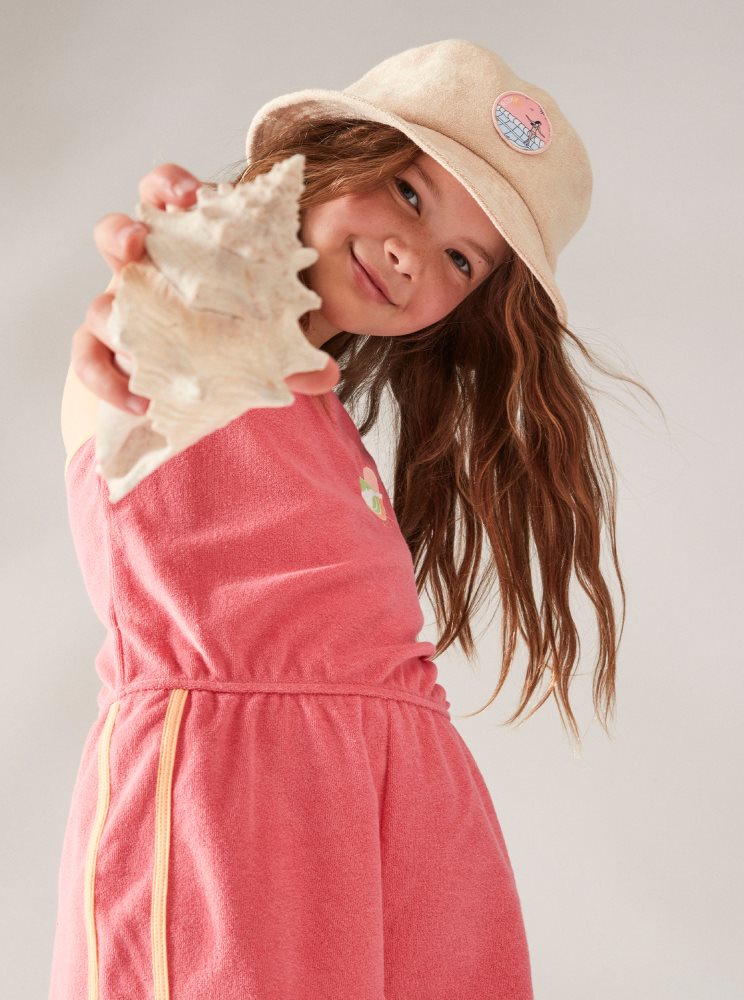 Chapeaux Roxy 4-16 Astral Aura Bucket Beige Enfant | REE-02846087