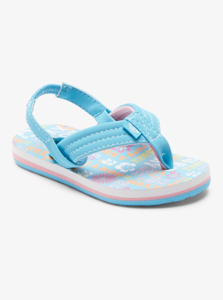 Sandales Roxy Vista Loreto Bleu Enfant | YXE-00474553