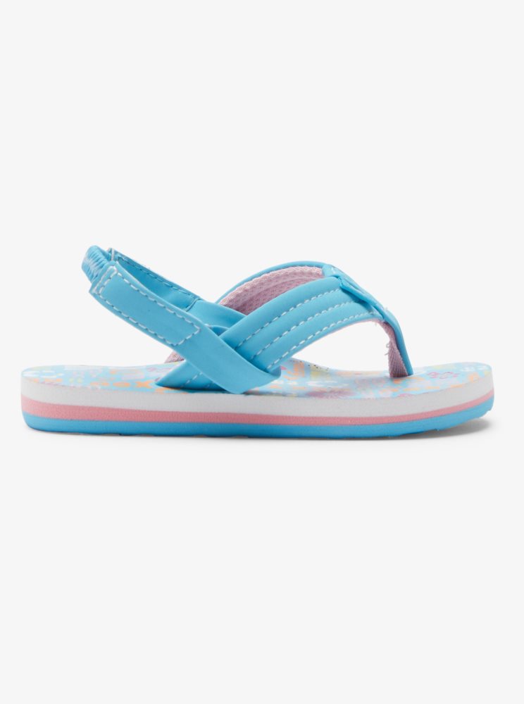 Sandales Roxy Vista Loreto Bleu Enfant | YXE-00474553