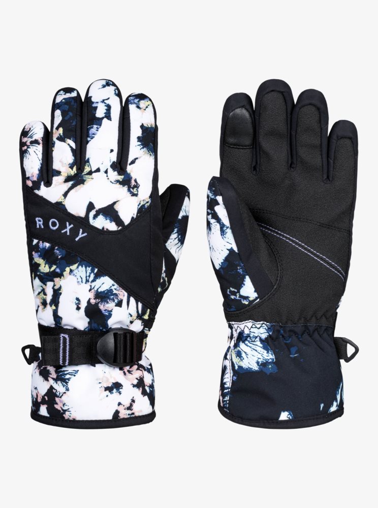 Gants Ski Roxy 4-16 Jetty Insulated Noir Enfant | HHR-40357731