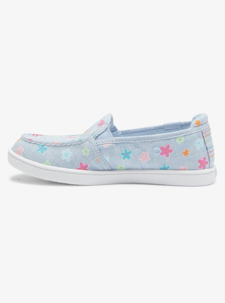 Slip On Roxy 4-16 Minnow Bleu Enfant | XJV-29786213