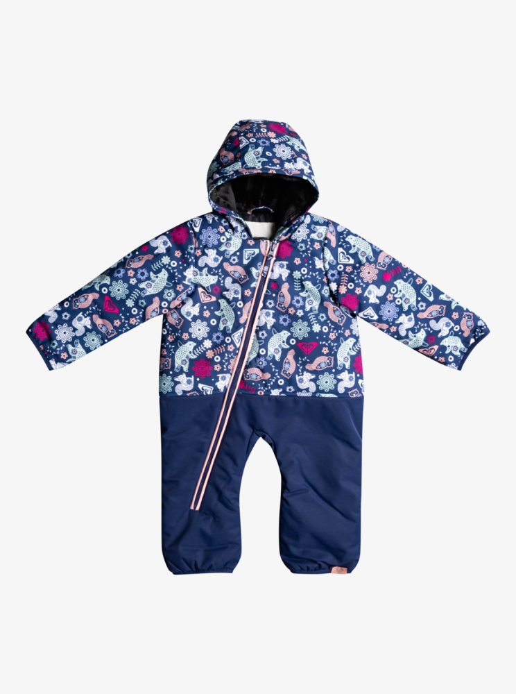 Veste De Ski Roxy Rose Insulated Neige Suit Baby Bleu Enfant | WVY-07355265