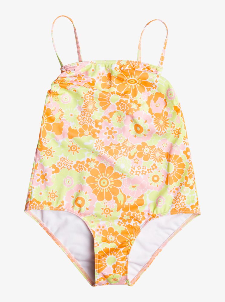 Maillots De Bain Roxy 4-16 Last In Paradise Orange Enfant | SPO-40400113