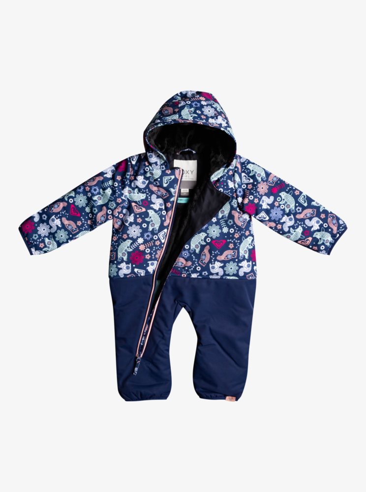 Veste De Ski Roxy Rose Insulated Neige Suit Baby Bleu Enfant | WVY-07355265