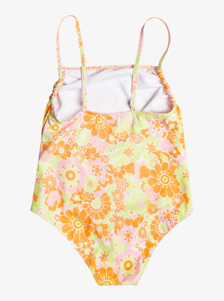 Maillots De Bain Roxy 4-16 Last In Paradise Orange Enfant | SPO-40400113