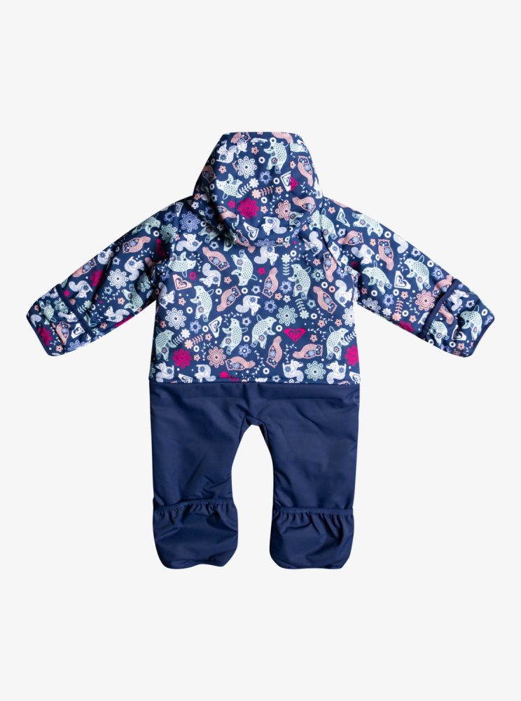 Veste De Ski Roxy Rose Insulated Neige Suit Baby Bleu Enfant | WVY-07355265