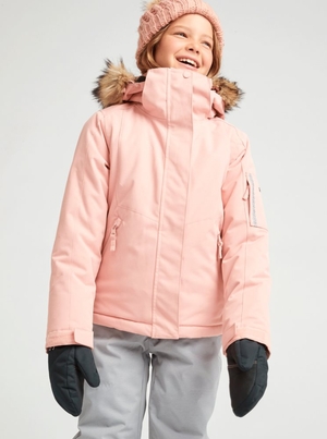 Veste De Ski Roxy 4-16 Meade Insulated Rose Enfant | IHB-89918605