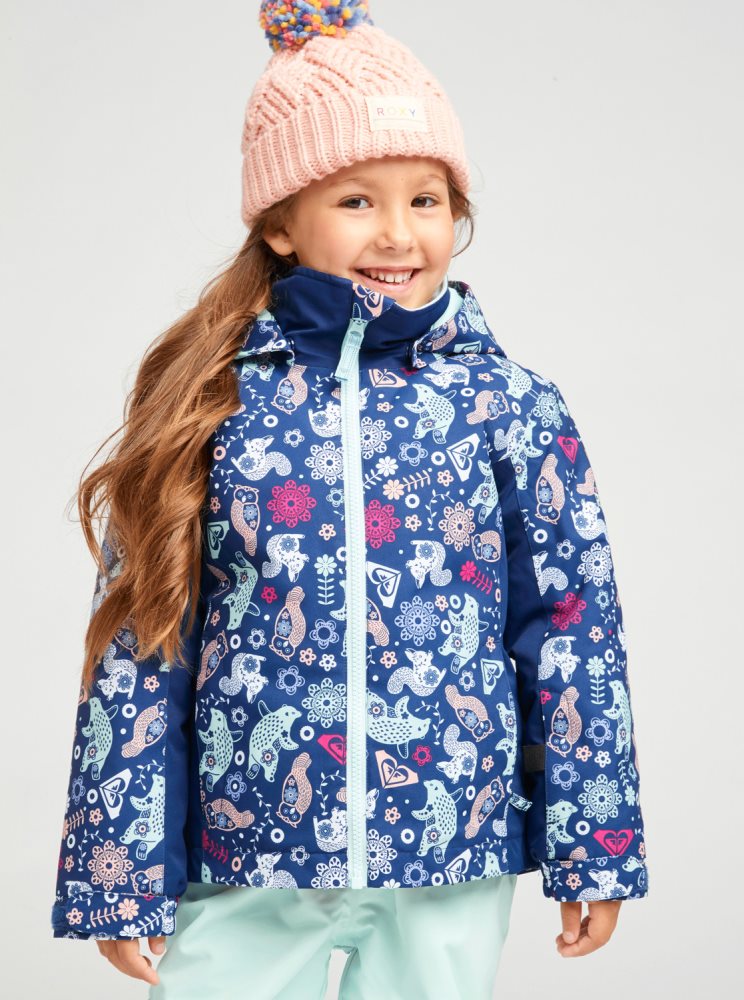 Veste De Ski Roxy 2-7 Neigey Tale Insulated Bleu Enfant | GNL-02537758