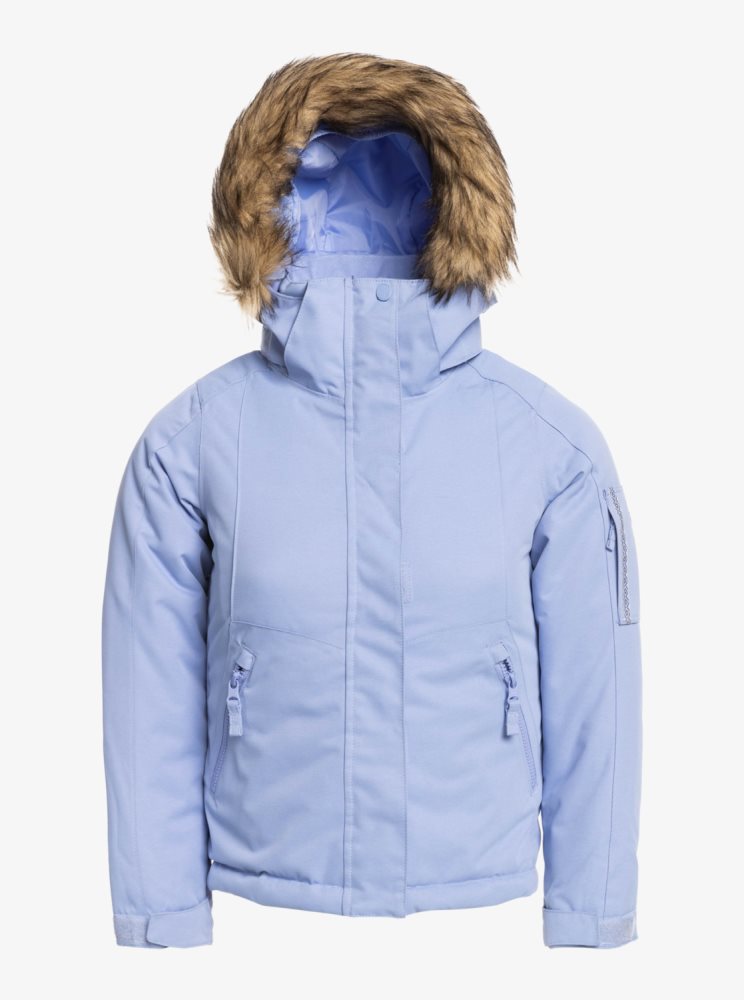 Veste De Ski Roxy 4-16 Meade Insulated Bleu Enfant | NWY-16777451