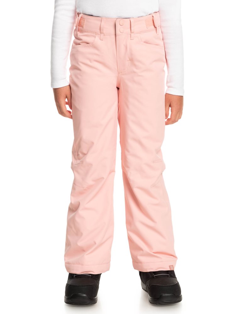 Pantalon Ski Roxy 4-16 Backyard Insulated Rose Enfant | DTV-19830436