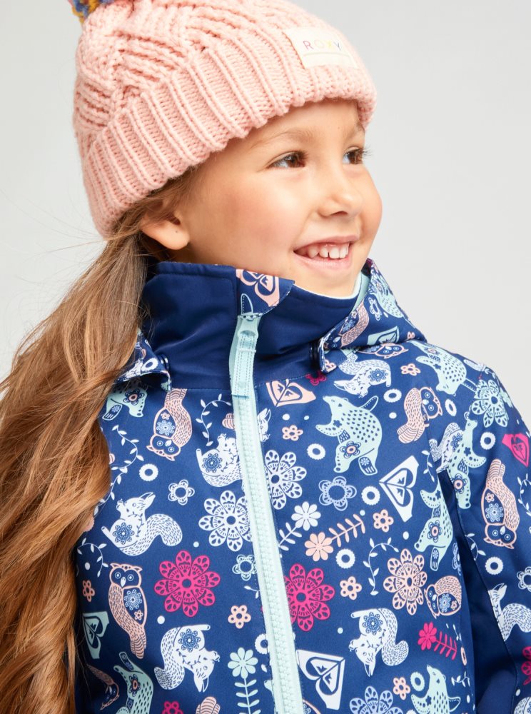 Veste De Ski Roxy 2-7 Neigey Tale Insulated Bleu Enfant | GNL-02537758