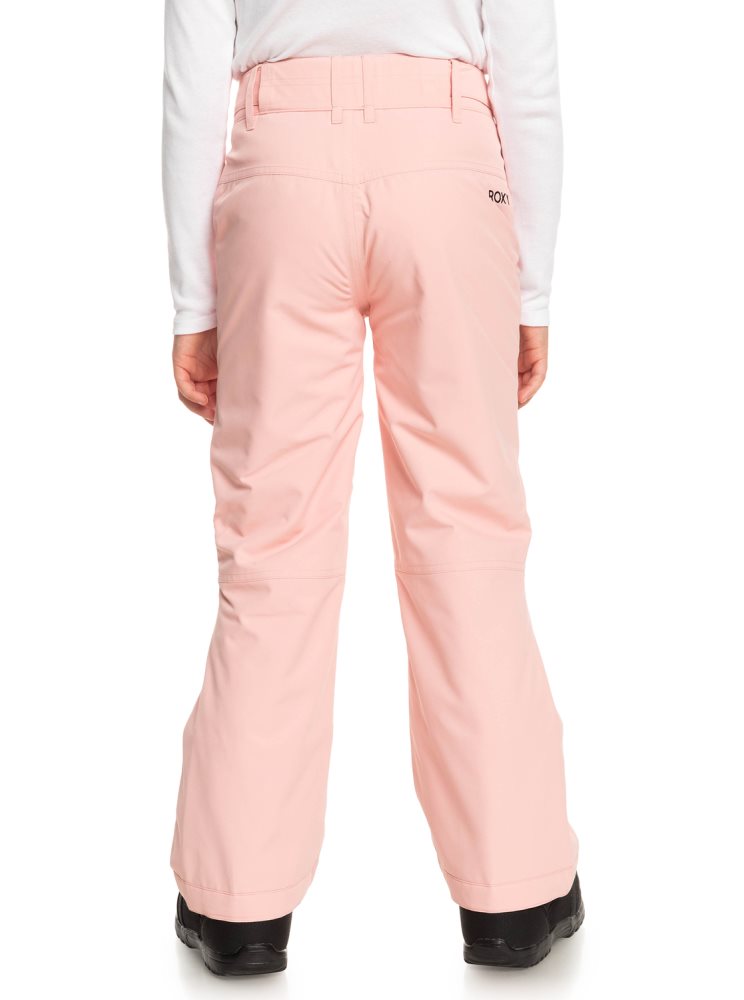 Pantalon Ski Roxy 4-16 Backyard Insulated Rose Enfant | DTV-19830436