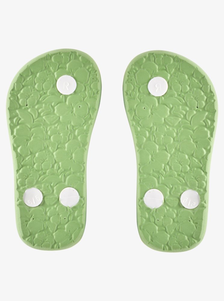 Sandales Roxy Pebbles Rose Vert Clair Enfant | HRG-45994628