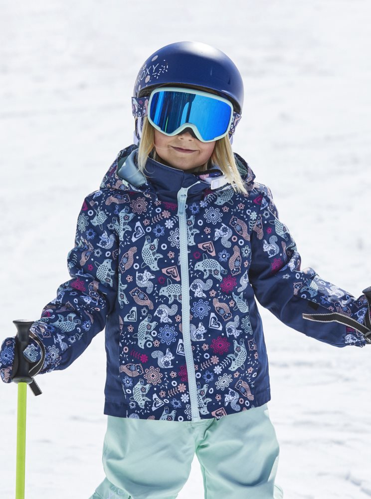 Veste De Ski Roxy 2-7 Neigey Tale Insulated Bleu Enfant | GNL-02537758