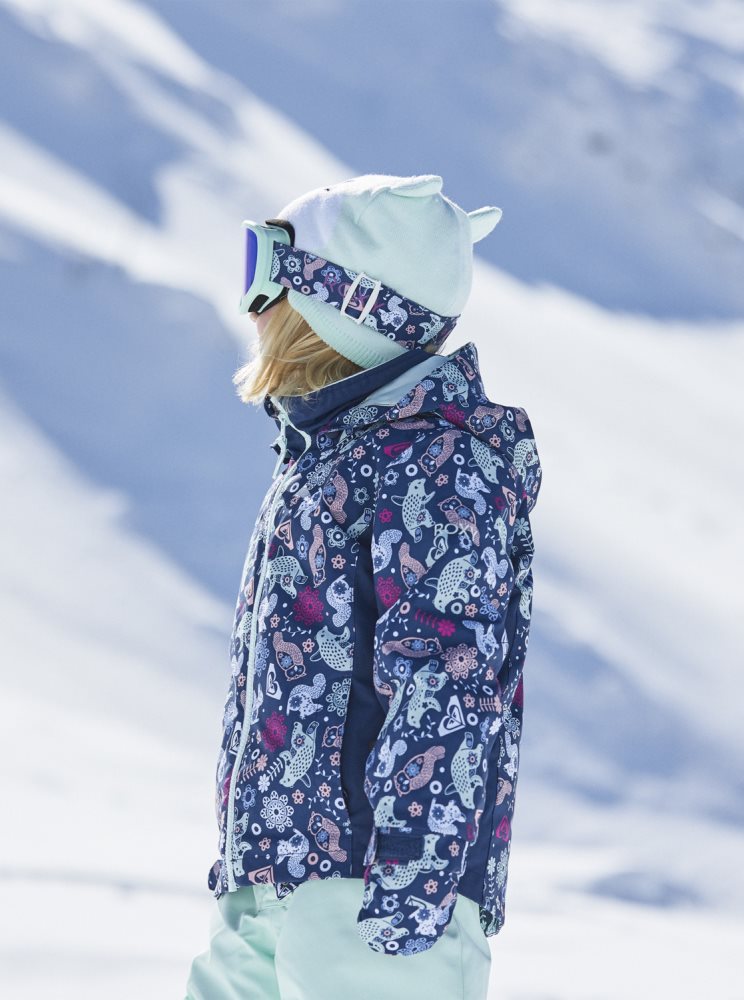 Veste De Ski Roxy 2-7 Neigey Tale Insulated Bleu Enfant | GNL-02537758