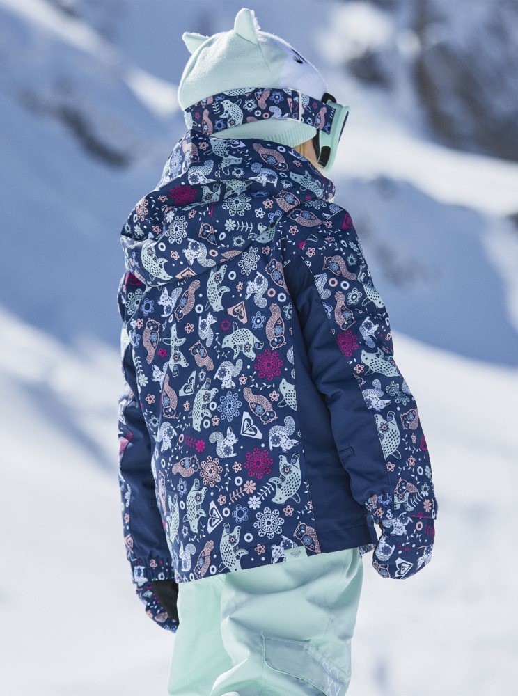 Veste De Ski Roxy 2-7 Neigey Tale Insulated Bleu Enfant | GNL-02537758