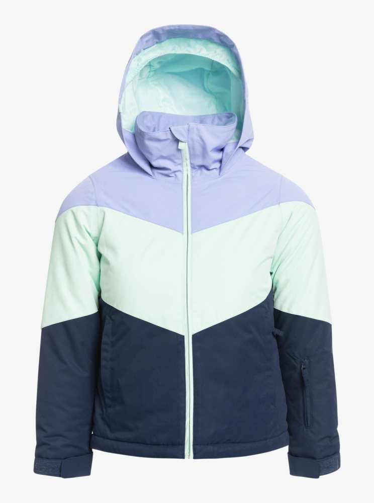 Veste De Ski Roxy 4-16 Whist Insulated Bleu Enfant | YLQ-16354851