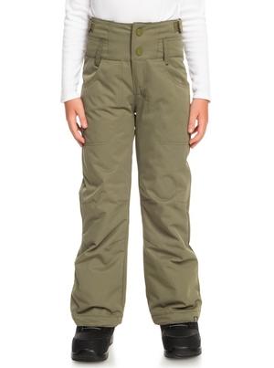 Pantalon Ski Roxy 4-16 Diversion Insulated Vert Foncé Enfant | TEU-00349610