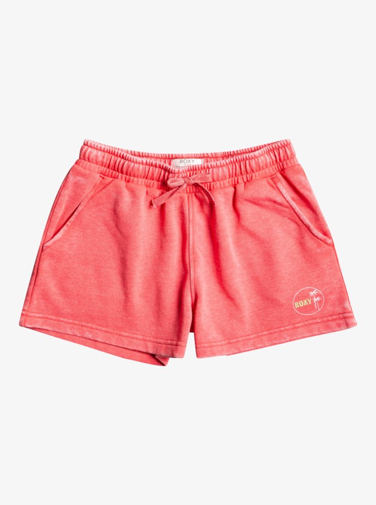 Shorts Roxy 4-16 Distance And Time B Jogger Orange Corail Enfant | LRV-46486332